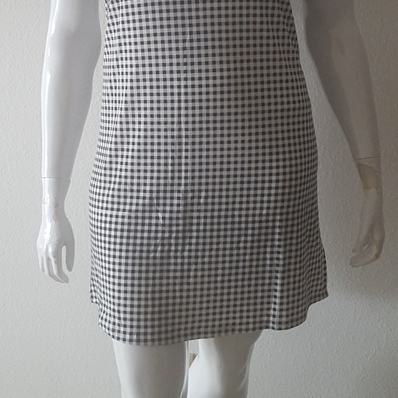 Black Gingham Sun Dress - Picture 2 of 5